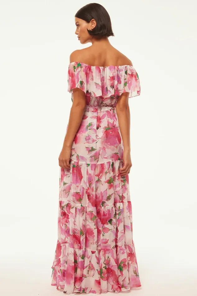 Women MISA Los Angeles Dresses ESTELLA DRESS Garden Fuchsia