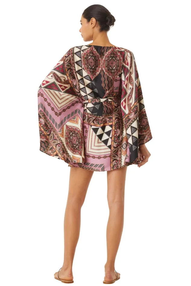 Women MISA Los Angeles Dresses GIADA DRESS Leonardo Patchwork