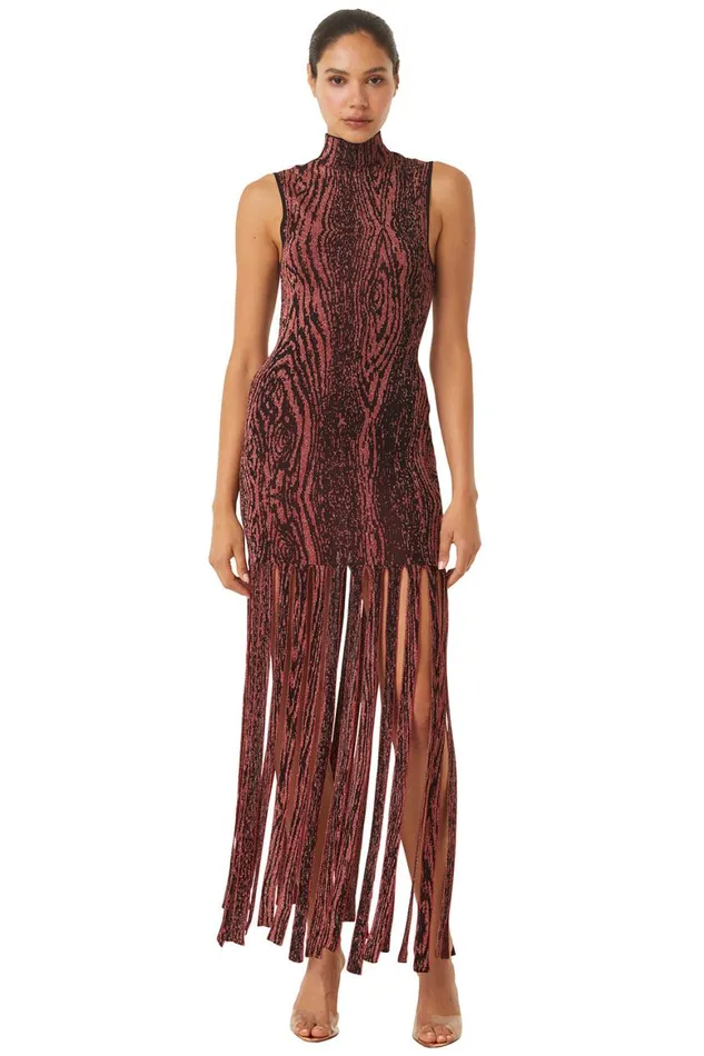 Women MISA Los Angeles Dresses JOSEPHINE DRESS Pomegranate