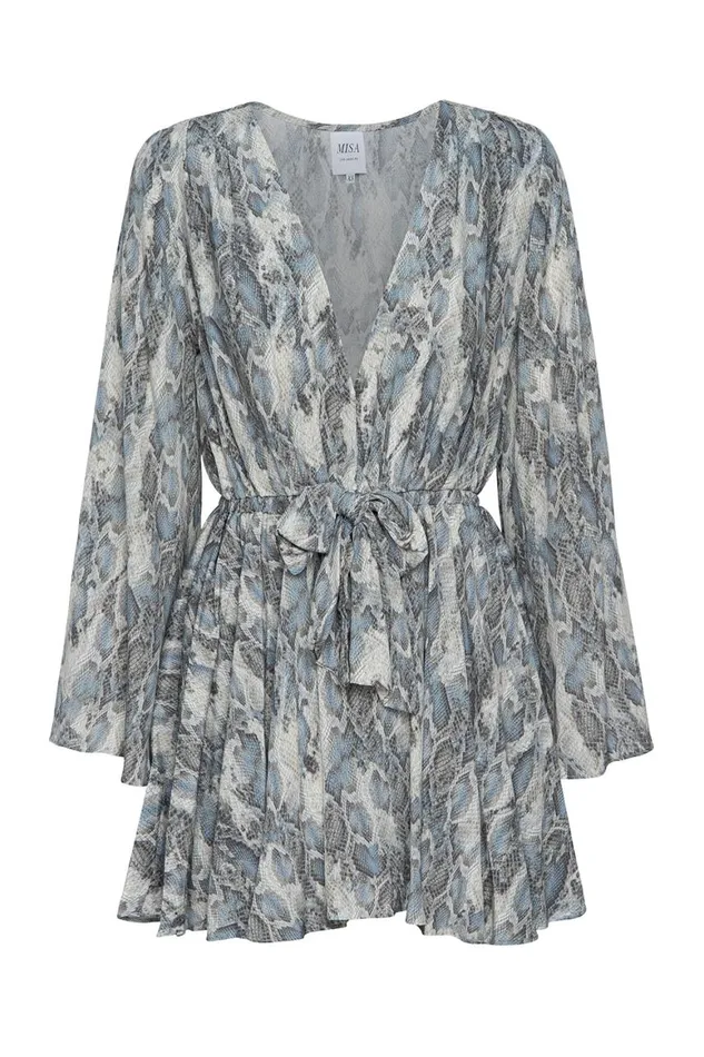 Women MISA Los Angeles Dresses KAIA DRESS Spring Python