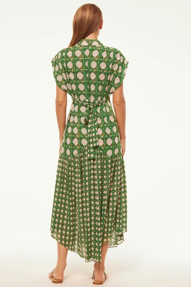 Women MISA Los Angeles Dresses LAURA DRESS Rattan Tile Mix