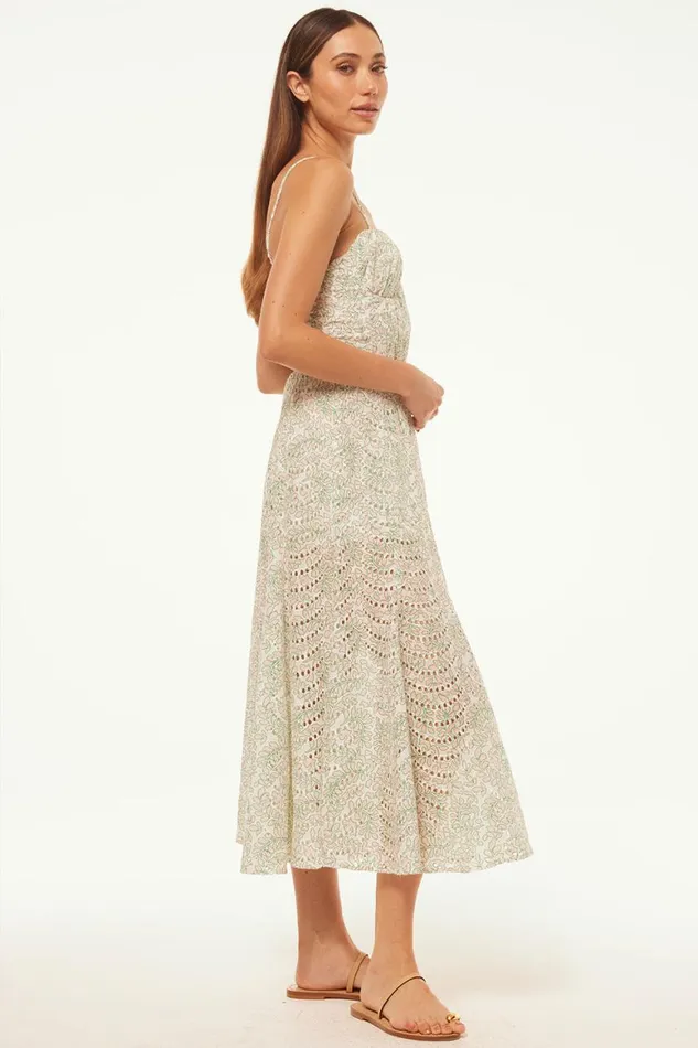 Women MISA Los Angeles Dresses MARINA DRESS Dewdrop Eyelet