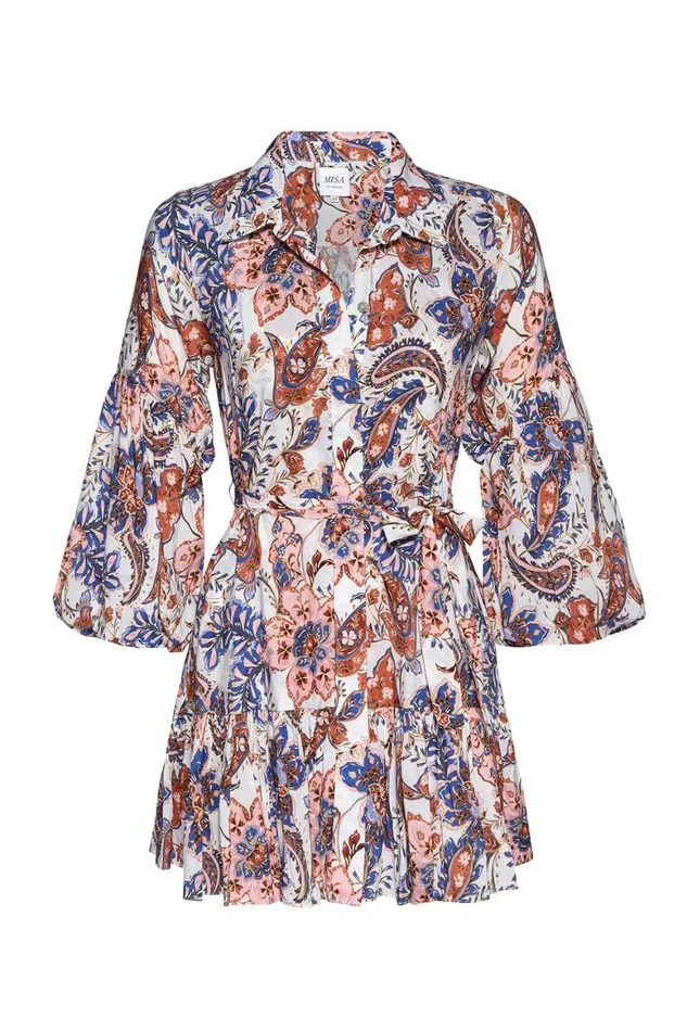 Women MISA Los Angeles Dresses MARTINA DRESS Harvest Flora