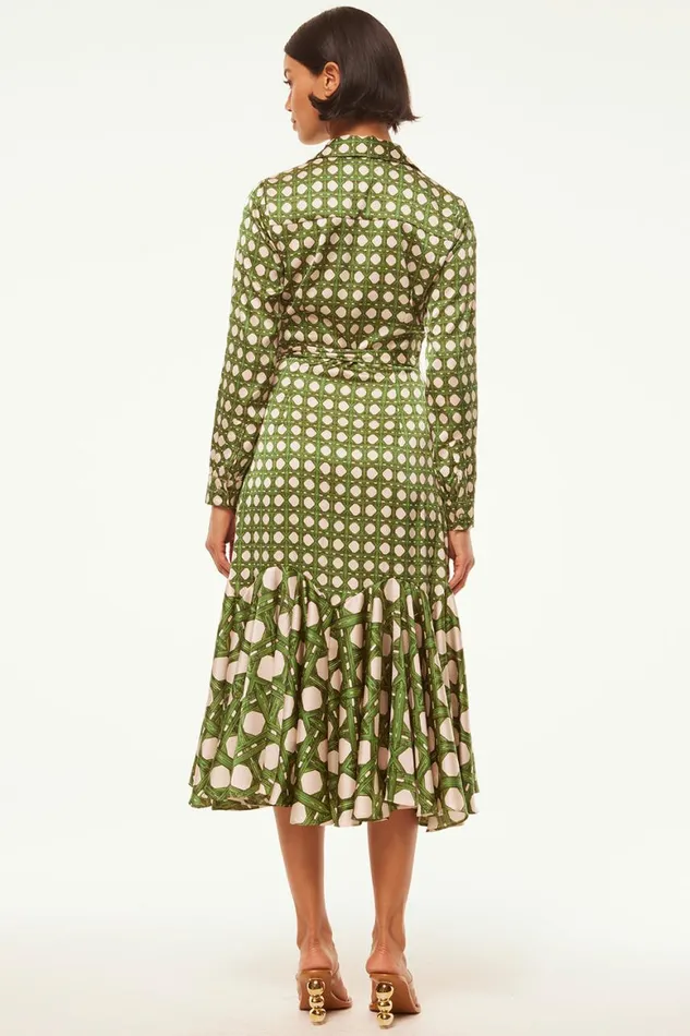 Women MISA Los Angeles Dresses MARTINE DRESS Rattan Tile Mix