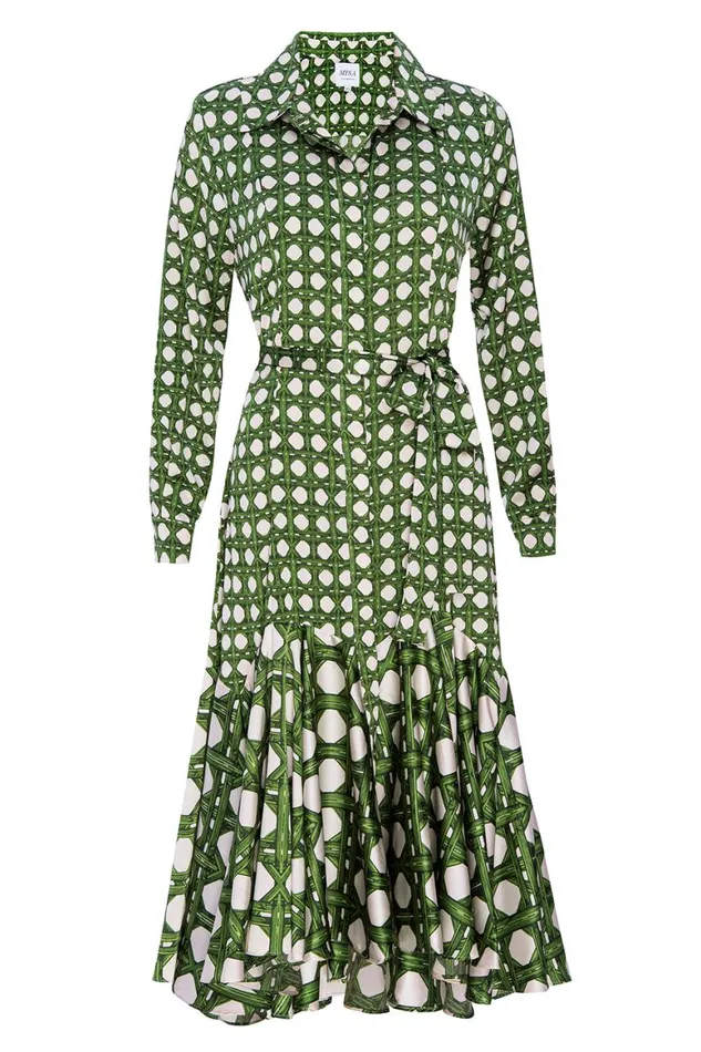 Women MISA Los Angeles Dresses MARTINE DRESS Rattan Tile Mix