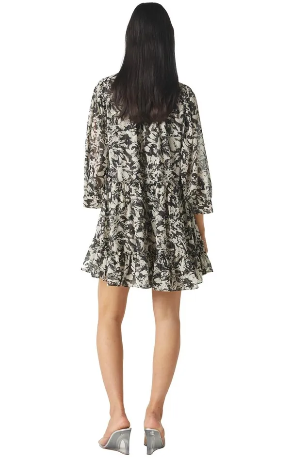 Women MISA Los Angeles Dresses MITA DRESS Tonal Abstract