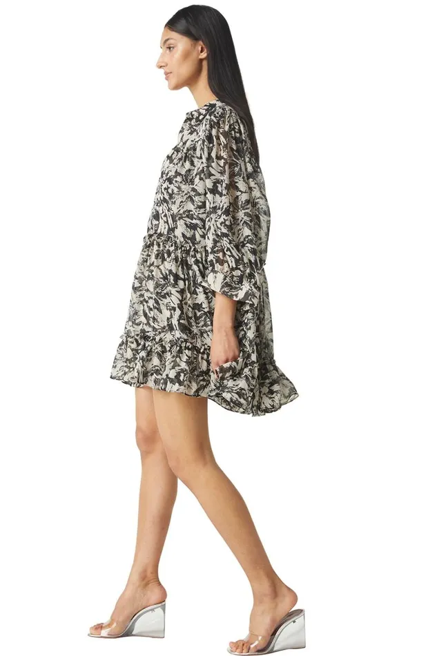 Women MISA Los Angeles Dresses MITA DRESS Tonal Abstract