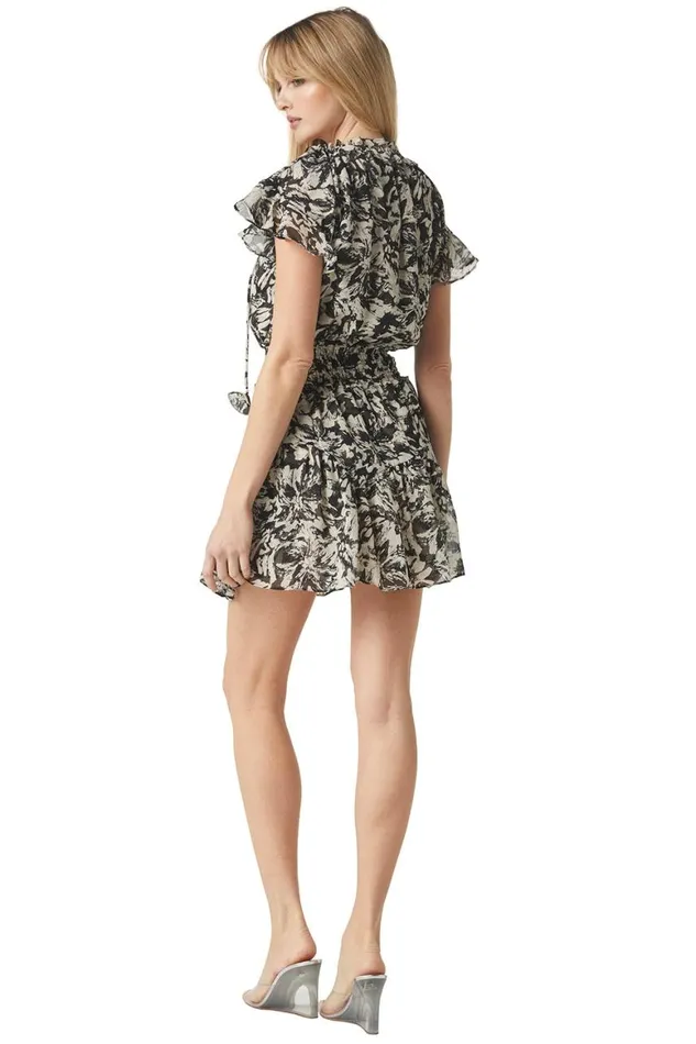 Women MISA Los Angeles Dresses NATALIA DRESS Tonal Abstract