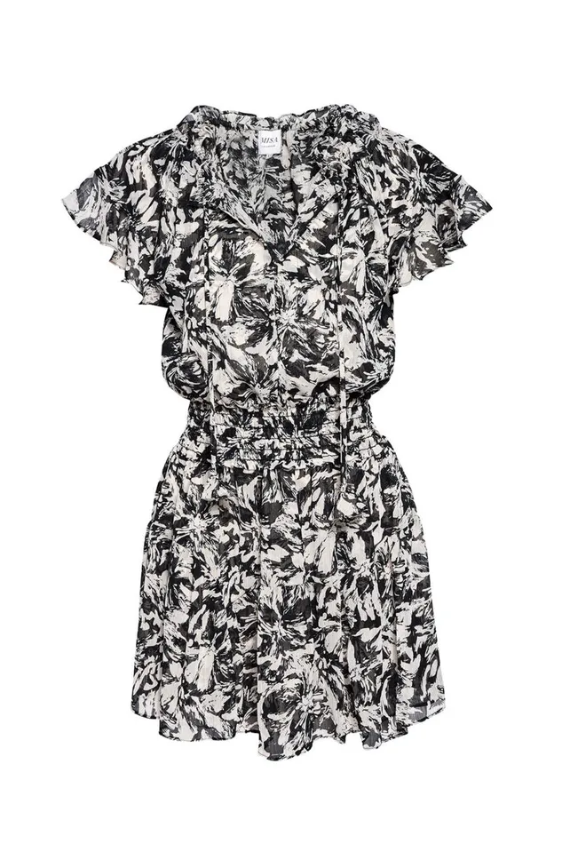Women MISA Los Angeles Dresses NATALIA DRESS Tonal Abstract