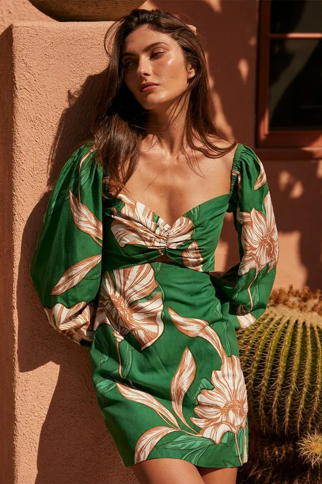 Women MISA Los Angeles Dresses NINA DRESS Cartagena Flora