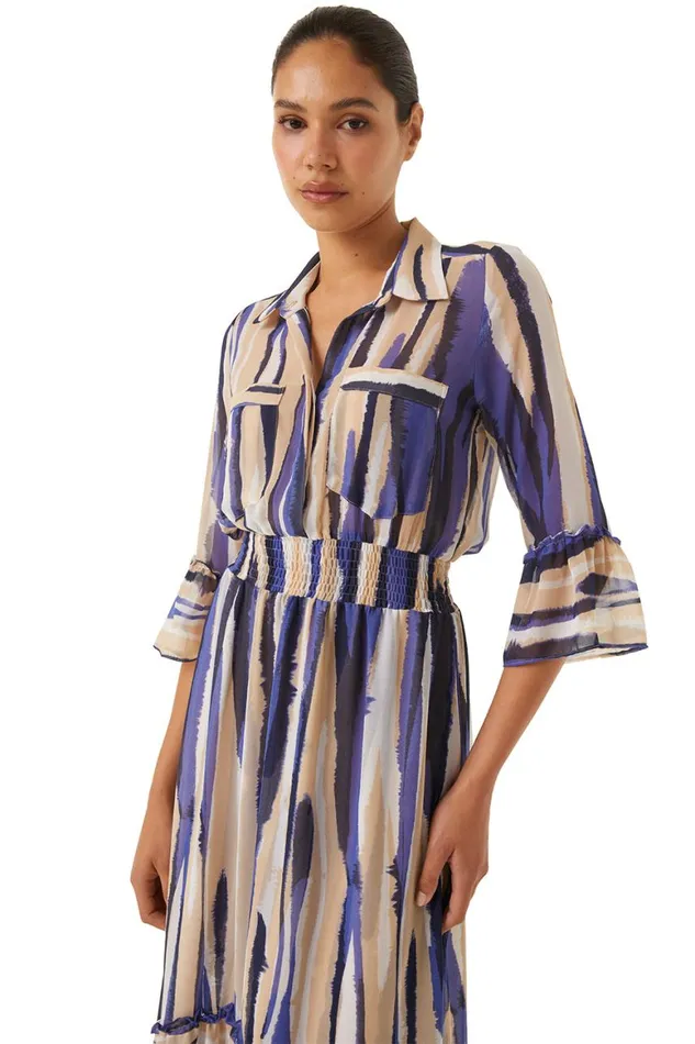 Women MISA Los Angeles Dresses OFELIA DRESS Striped Instinct