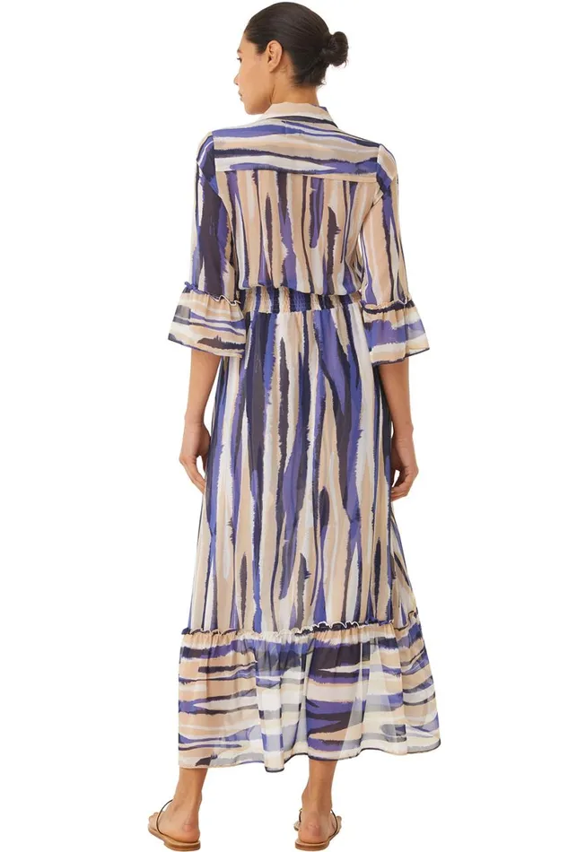 Women MISA Los Angeles Dresses OFELIA DRESS Striped Instinct
