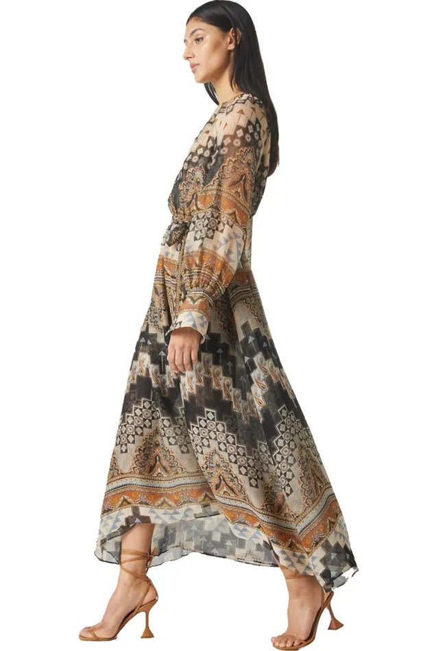 Women MISA Los Angeles Dresses PALOMA DRESS Alhambra Mosaic