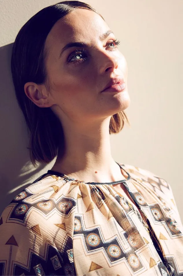 Women MISA Los Angeles Dresses PALOMA DRESS Alhambra Mosaic