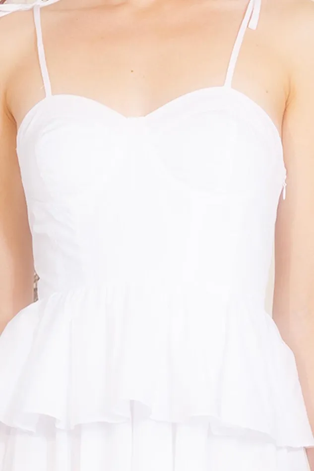 Women MISA Los Angeles Dresses ROSIE DRESS White