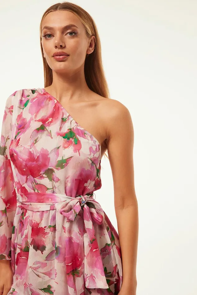 Women MISA Los Angeles Dresses SABRINA DRESS Garden Fuchsia