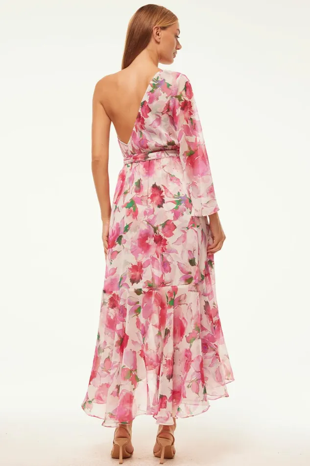 Women MISA Los Angeles Dresses SABRINA DRESS Garden Fuchsia