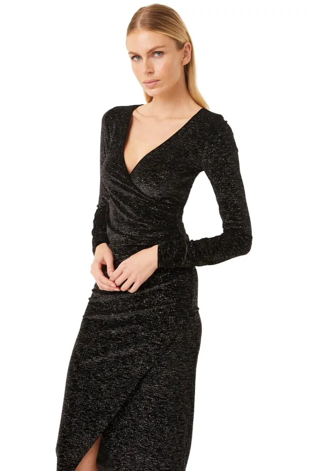 Women MISA Los Angeles Dresses SETARAH DRESS Astral Dusted