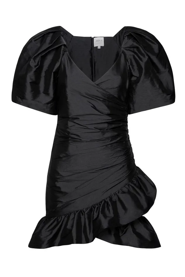 Women MISA Los Angeles Dresses SYBIL DRESS Black