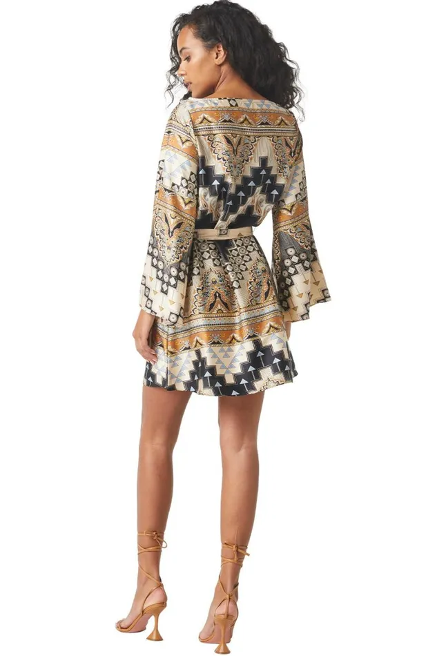 Women MISA Los Angeles Dresses TWIGGY DRESS Alhambra Mosaic