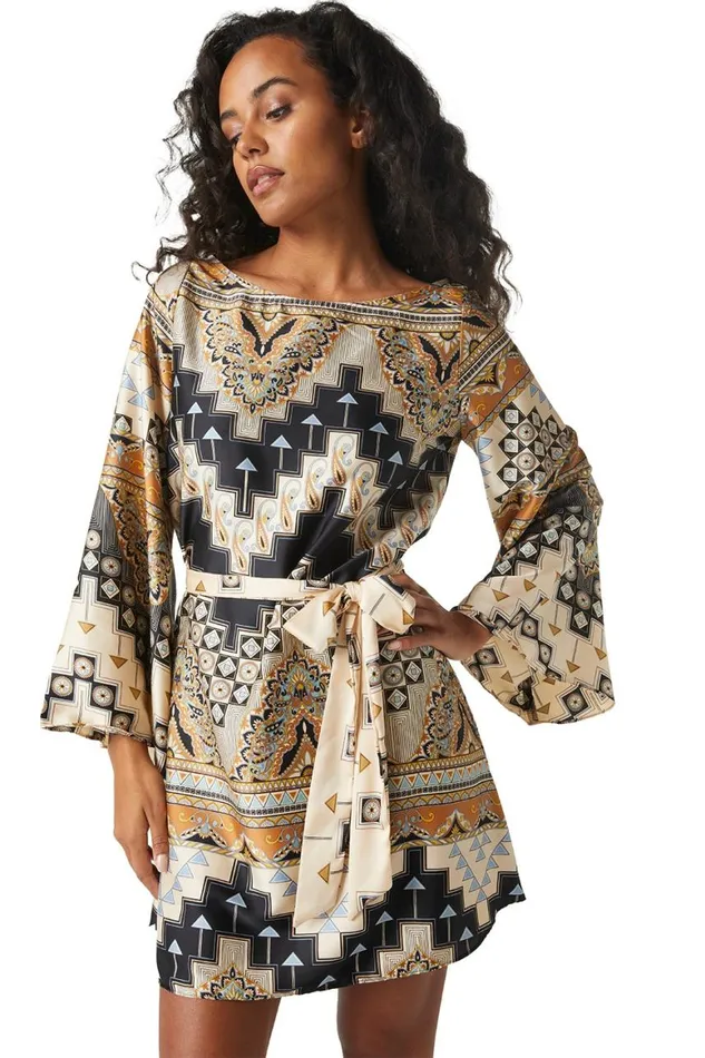 Women MISA Los Angeles Dresses TWIGGY DRESS Alhambra Mosaic