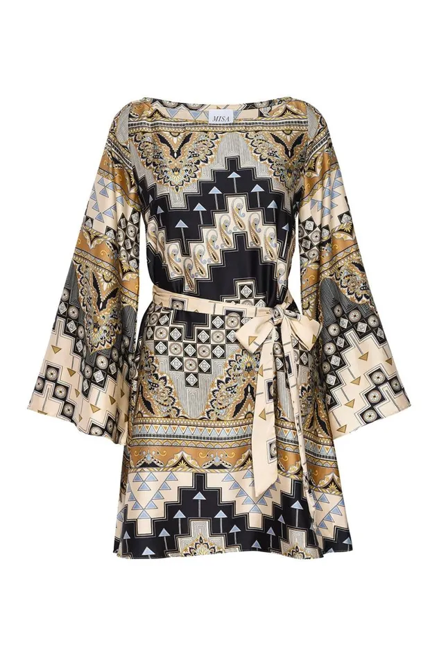 Women MISA Los Angeles Dresses TWIGGY DRESS Alhambra Mosaic