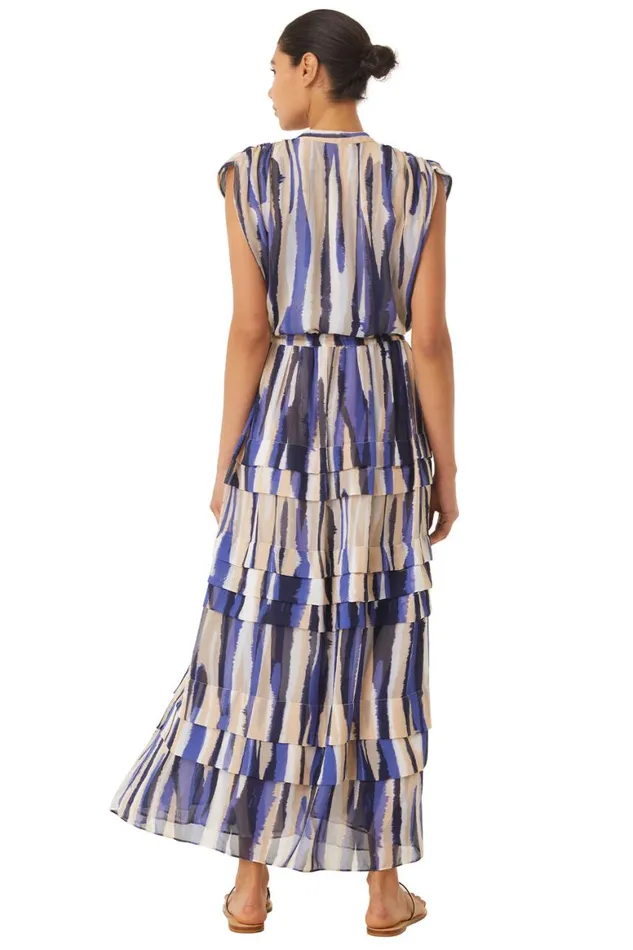 Women MISA Los Angeles Dresses ULRICHA DRESS Striped Instinct