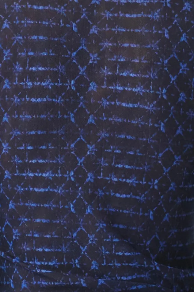 Women MISA Los Angeles Dresses VANESSA DRESS Midnight Shibori
