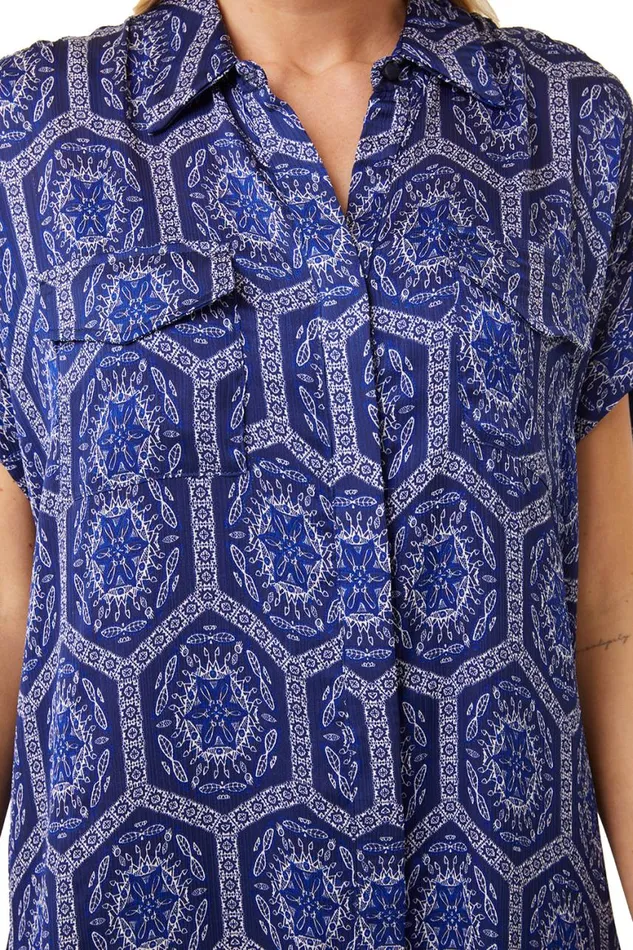 Women MISA Los Angeles Dresses VIENNA DRESS Lapis Tile