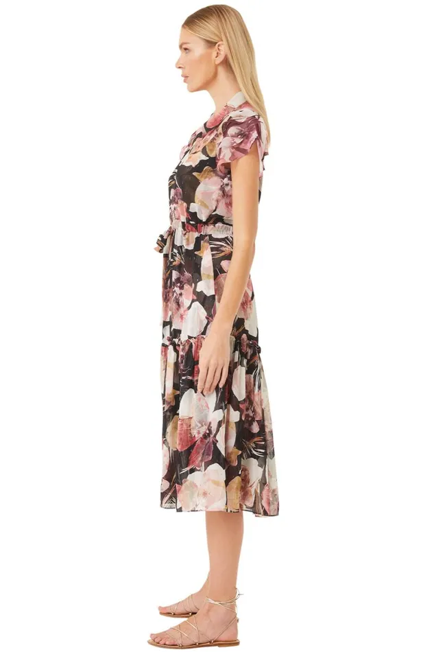 Women MISA Los Angeles Dresses VIOLA DRESS Flora Tropical Mix