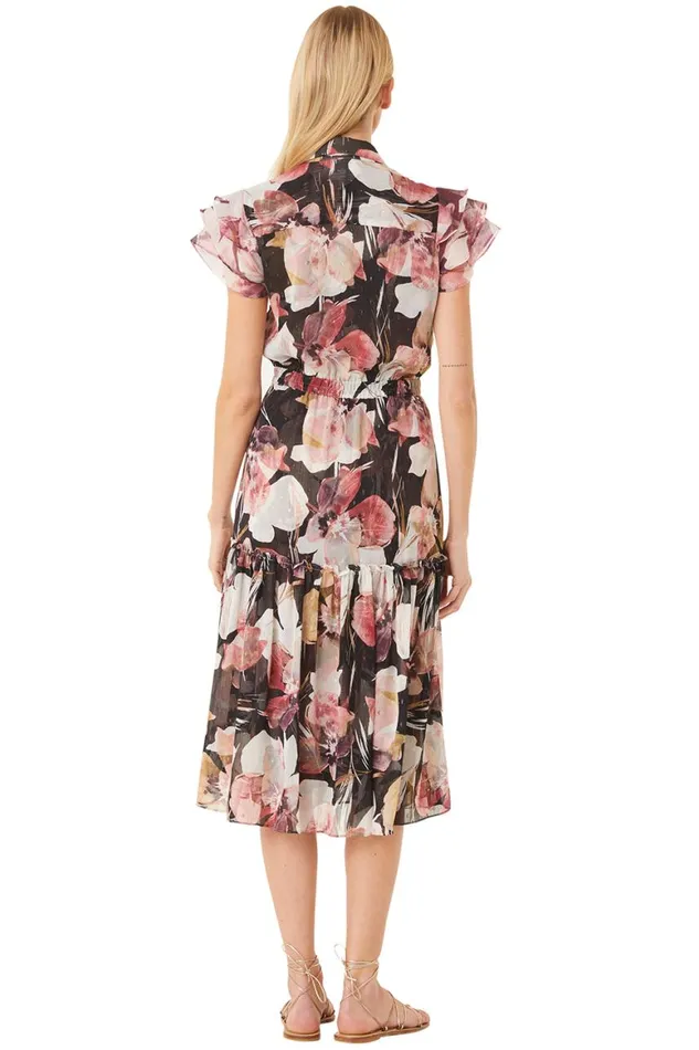 Women MISA Los Angeles Dresses VIOLA DRESS Flora Tropical Mix