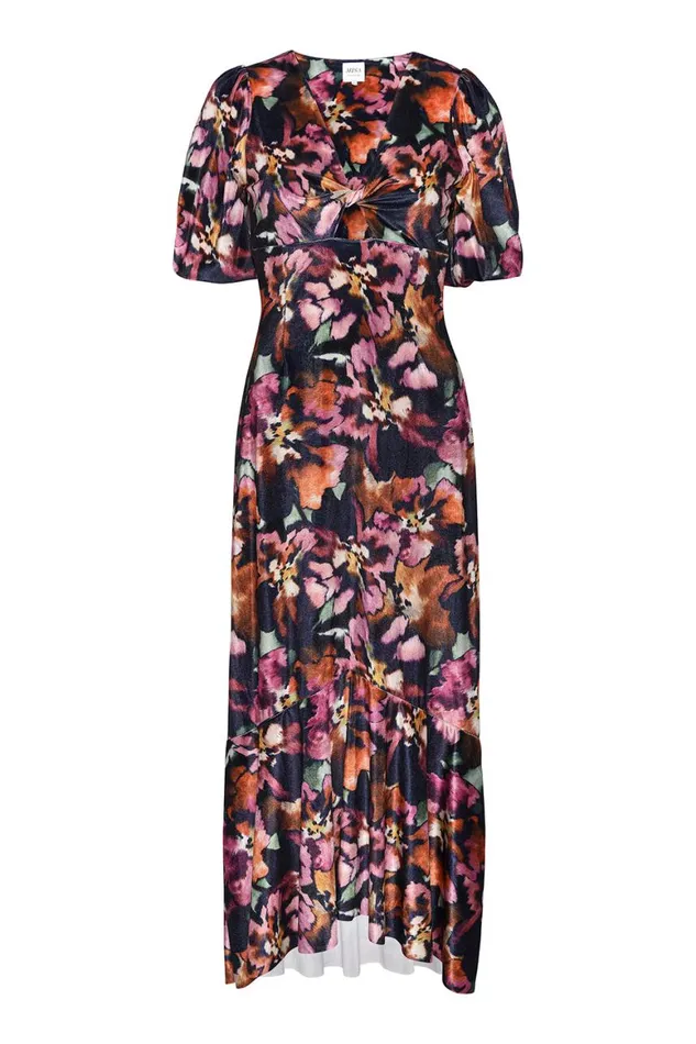 Women MISA Los Angeles Dresses WALLIS DRESS Libra Fleur Velvet