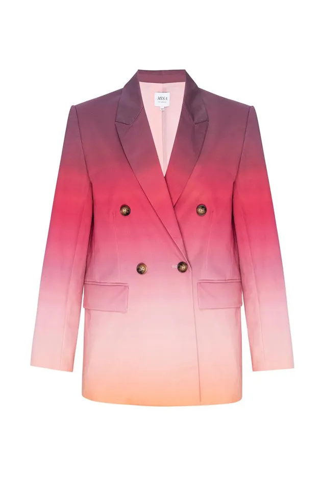 Women MISA Los Angeles Jackets VIVA BLAZER Parchment