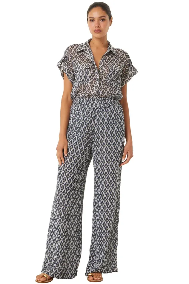 Women MISA Los Angeles Pants FREDA PANT Peridot Eyes