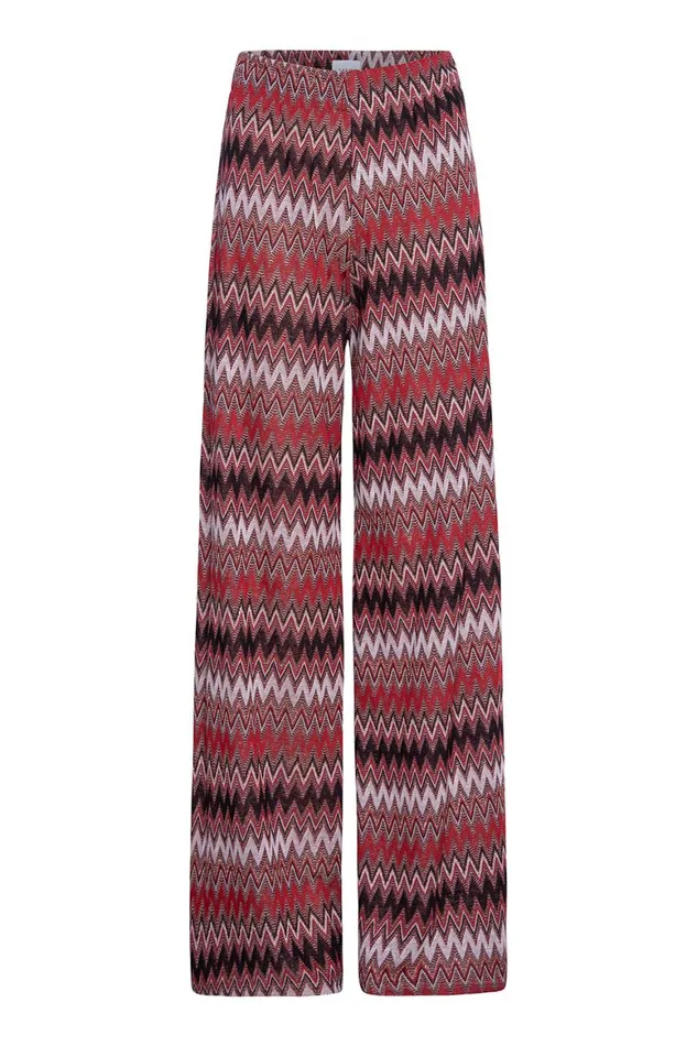 Women MISA Los Angeles Pants ILANIT PANT Winter Chevron