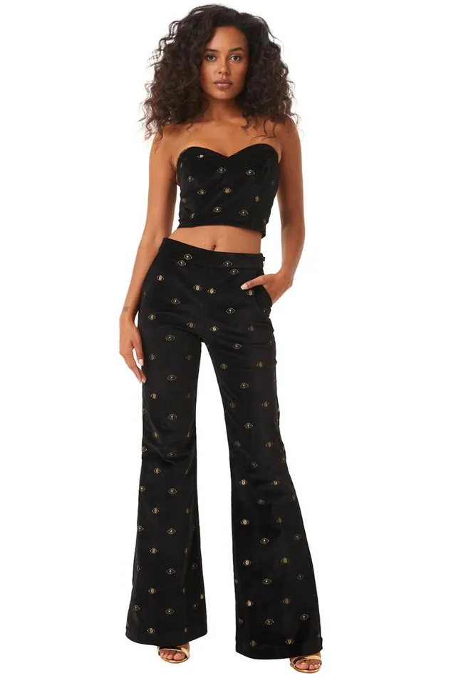 Women MISA Los Angeles Pants JADE PANT Black
