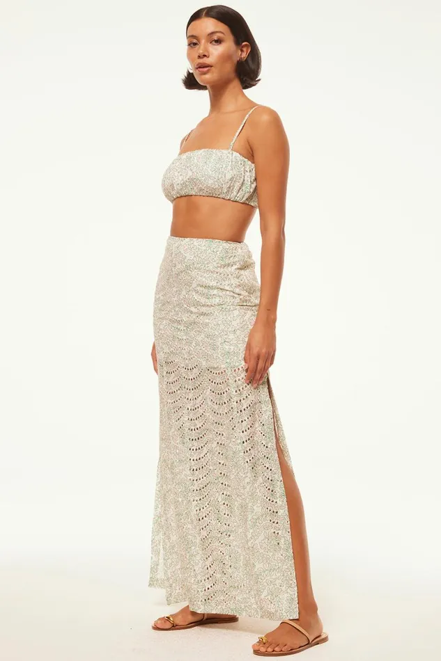Women MISA Los Angeles Skirts and Shorts ANTONELLA SKIRT Dewdrop Eyelet
