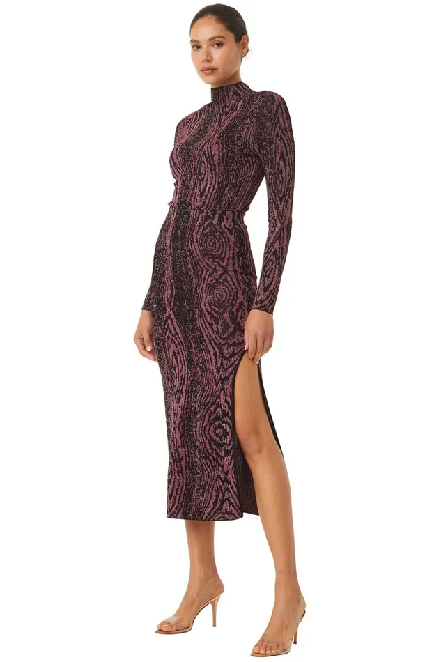 Women MISA Los Angeles Skirts and Shorts BOW SKIRT Plum