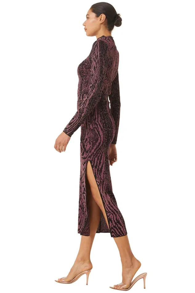 Women MISA Los Angeles Skirts and Shorts BOW SKIRT Plum