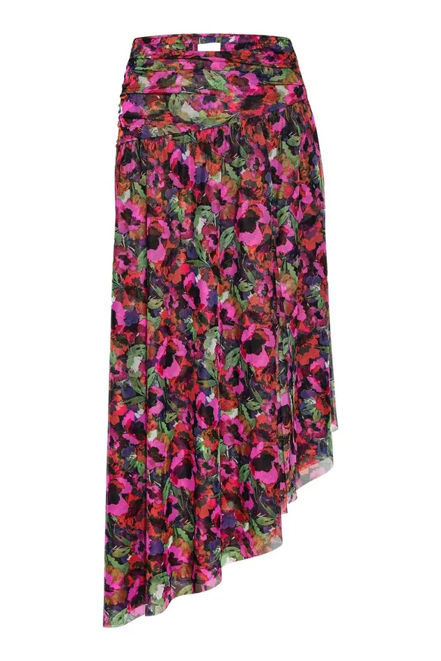 Women MISA Los Angeles Skirts and Shorts DANIA SKIRT Jewel Tone Flora