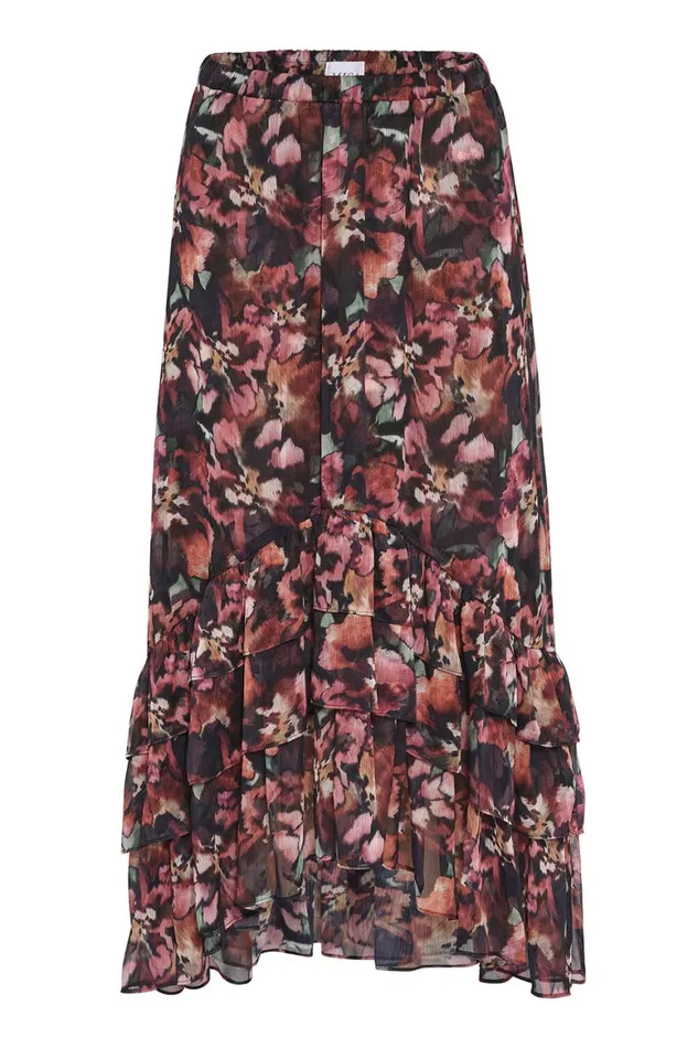 Women MISA Los Angeles Skirts and Shorts ESTI SKIRT Libra Fleur Chiffon
