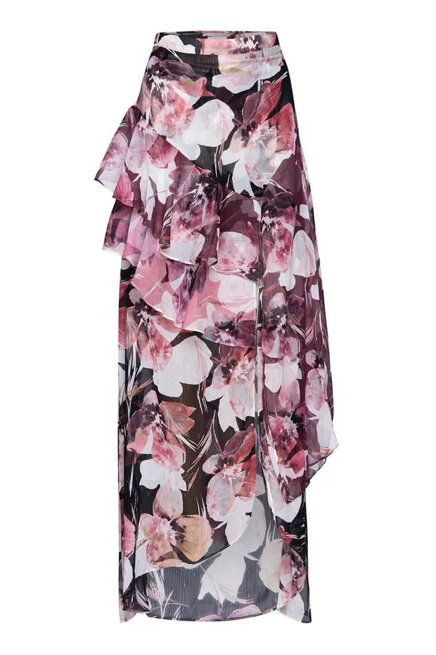 Women MISA Los Angeles Skirts and Shorts FRANCA SKIRT Flora Tropical Mix