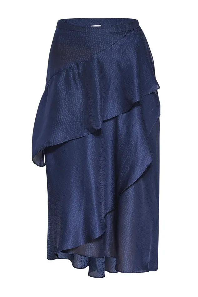 Women MISA Los Angeles Skirts and Shorts ODETTE SKIRT Cerulean Dot