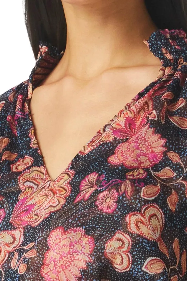 Women MISA Los Angeles Tops ALEXIS TOP Flora Dot