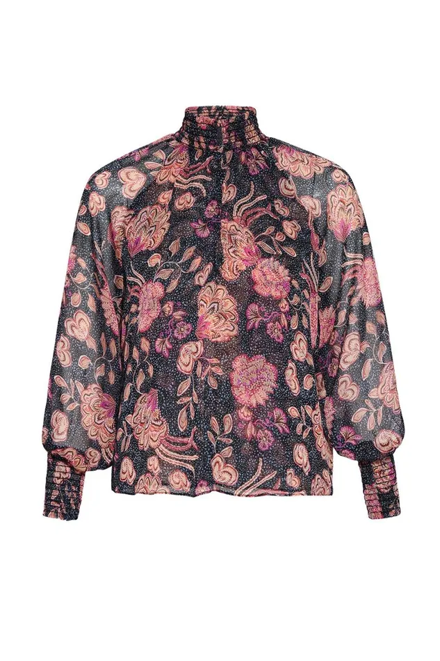 Women MISA Los Angeles Tops ALEXIS TOP Flora Dot