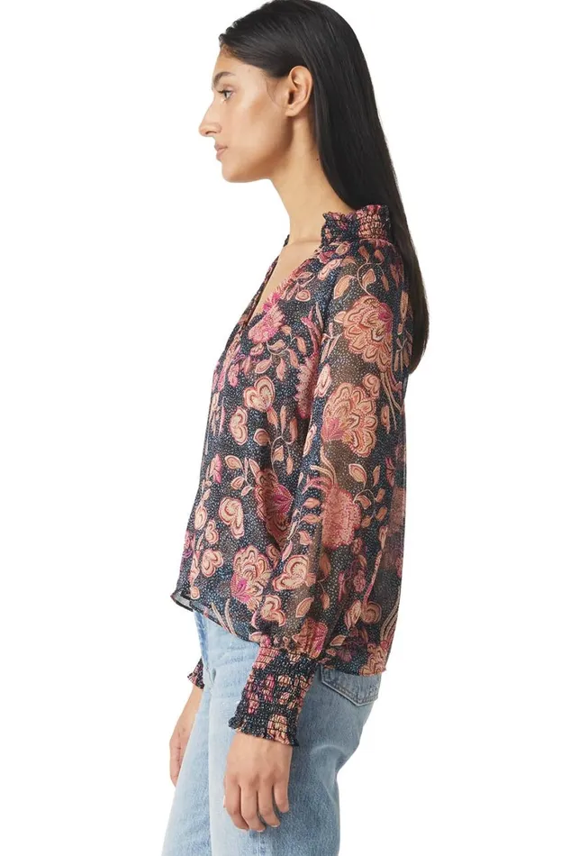 Women MISA Los Angeles Tops ALEXIS TOP Flora Dot