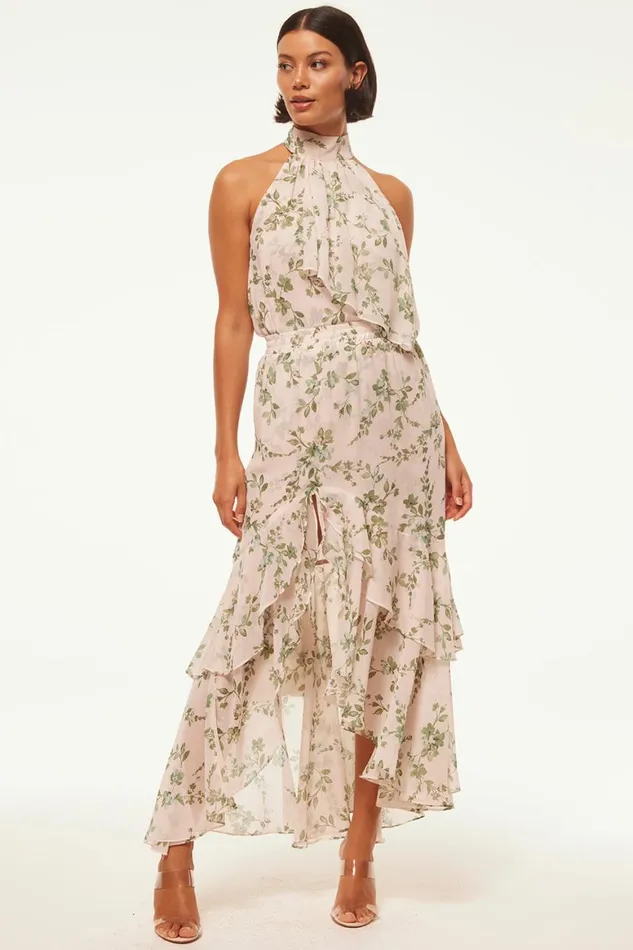 Women MISA Los Angeles Tops ANKA TOP White Sage Botanica