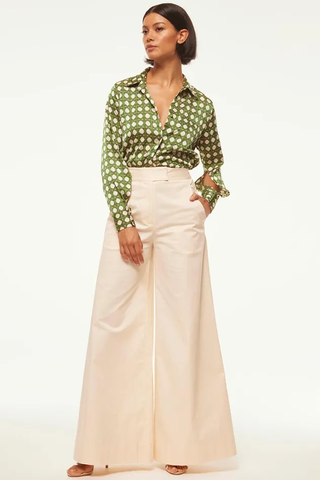 Women MISA Los Angeles Tops CELINE TOP Rattan Tile