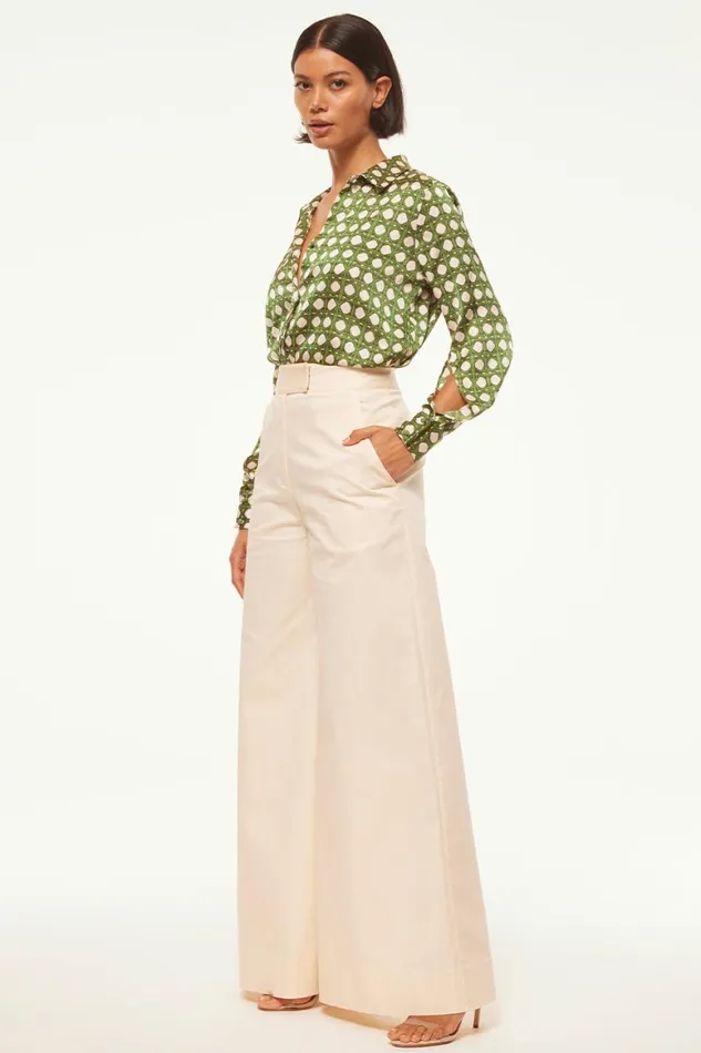 Women MISA Los Angeles Tops CELINE TOP Rattan Tile
