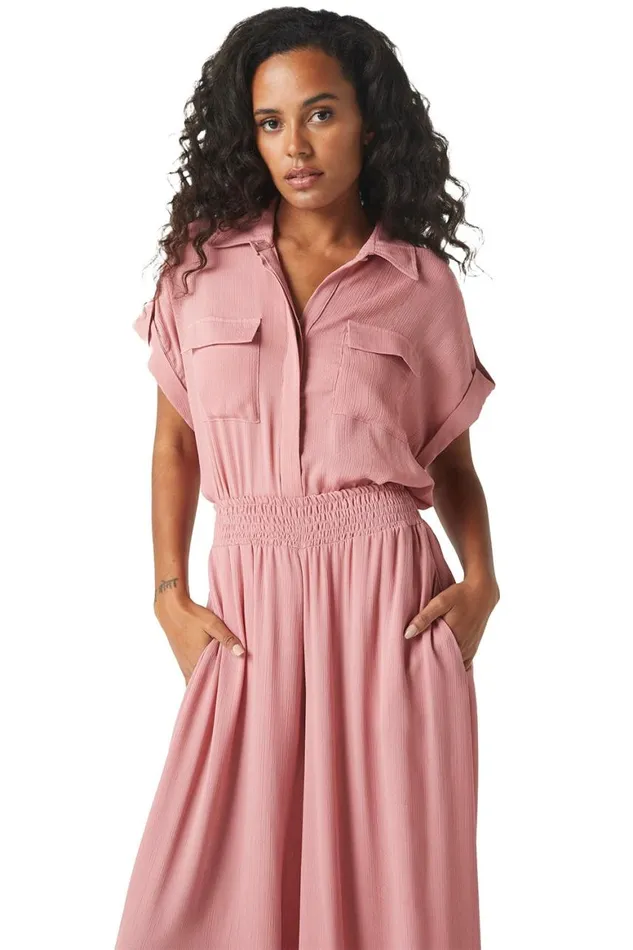 Women MISA Los Angeles Tops ERIN TOP Mauve